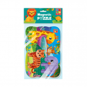 Игра развивающая пазлы мягкие магнитные А5 Зоопарк